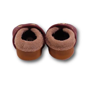 Krabbelschuhe Schnecke & Rose